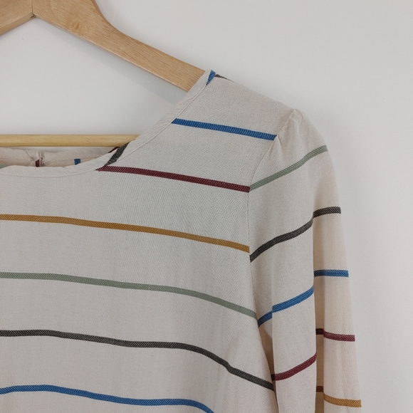 CHRISTOPHER&BANKS |Striped Multi Color Long Sleeve - Picture 7 of 10
